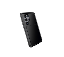Load image into Gallery viewer, Carcasa de metal Galaxy S24 Ultra, cubierta antichoque de grado militar resistente, cuerpo completo rígido [azul].
