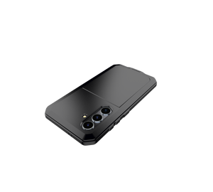 Funda de Metal para Galaxy S24 Plus, Cobertura de Armadura Militar Resistente [a prueba de golpes] Cuerpo Completo Rígido [Rosa]