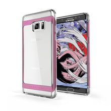 Cargar imagen en el visor de la galería, Galaxy Note 7 Case, Ghostek Pink 2.0 Pink Series w/ ExplosionProof Screen Protector | Aluminum Frame (Color in image: Pink)
