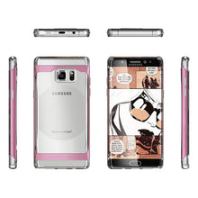 Cargar imagen en el visor de la galería, Galaxy Note 7 Case, Ghostek Pink 2.0 Pink Series w/ ExplosionProof Screen Protector | Aluminum Frame (Color in image: Red)
