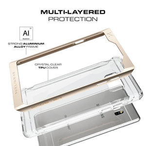 Galaxy Note 7 Case, Ghostek® 2.0 Red Series w/ Explosion-Proof Screen Protector | Aluminum Frame (Color in image: Gold)