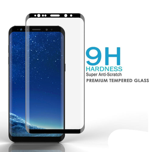 Galaxy S20+ Plus Black Punkcase Glass SHIELD Tempered Glass Screen Protector 0.33mm Thick 9H Glass (Color in image: Black)