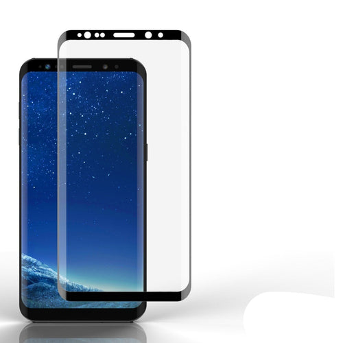 Galaxy S21+ Plus Black Punkcase Glass SHIELD Tempered Glass Screen Protector 0.33mm Thick 9H Glass (Color in image: Black)