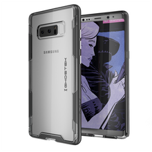 Cargar imagen en el visor de la galería, Galaxy Note 8 Case, Ghostek Cloak 3 Galaxy Note 8 Clear Transparent Bumper Case Note 8 2017 | BLACK (Color in image: Gold)
