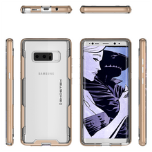 Cargar imagen en el visor de la galería, Galaxy Note 8 Case, Ghostek Cloak 3 Galaxy Note 8 Clear Transparent Bumper Case Note 8 2017 | GOLD (Color in image: Pink)
