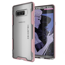 Cargar imagen en el visor de la galería, Galaxy Note 8 Case, Ghostek Cloak 3 Galaxy Note 8 Clear Transparent Bumper Case Note 8 2017 | PINK (Color in image: Pink)
