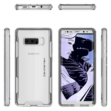 Cargar imagen en el visor de la galería, Galaxy Note 8 Case, Ghostek Cloak 3 Galaxy Note 8 Clear Transparent Bumper Case Note 8 2017 | SILVER (Color in image: Pink)
