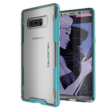 Cargar imagen en el visor de la galería, Galaxy Note 8 Case, Ghostek Cloak 3 Galaxy Note 8 Clear Transparent Bumper Case Note 8 2017 | TEAL (Color in image: Gold)
