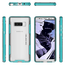 Cargar imagen en el visor de la galería, Galaxy Note 8 Case, Ghostek Cloak 3 Galaxy Note 8 Clear Transparent Bumper Case Note 8 2017 | TEAL (Color in image: Pink)
