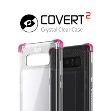 Cargar imagen en el visor de la galería, Galaxy Note 8 Case, Ghostek Covert 2 Series for Galaxy Note 8 Protective Case  [ PINK] (Color in image: Teal)
