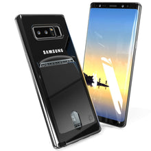 Load image into Gallery viewer, Galaxy Note 8 Case, PUNKCASE® LUCID Black Series | Card Slot | SHIELD Screen Protector | Ultra fit 
