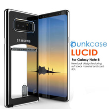 Load image into Gallery viewer, Galaxy Note 8 Case, PUNKCASE® LUCID Silver Series | Card Slot | SHIELD Screen Protector | Ultra fit 
