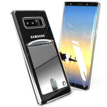 Load image into Gallery viewer, Galaxy Note 8 Case, PUNKCASE® LUCID Silver Series | Card Slot | SHIELD Screen Protector | Ultra fit (Color in image: Gold)
