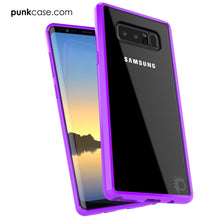 Cargar imagen en el visor de la galería, Galaxy Note 8 Case, PUNKcase [LUCID 2.0 Series] [Slim Fit] Armor Cover w/Integrated Anti-Shock System &amp; Screen Protector [Purple] (Color in image: White)
