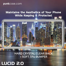 Cargar imagen en el visor de la galería, Galaxy Note 8 Case, PUNKcase [LUCID 2.0 Series] [Slim Fit] Armor Cover w/Integrated Anti-Shock System &amp; Screen Protector [Crystal Black] (Color in image: Clear)
