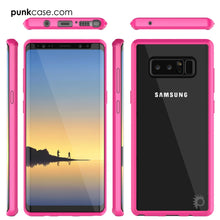 Cargar imagen en el visor de la galería, Galaxy Note 8 Case, PUNKcase [LUCID 2.0 Series] [Slim Fit] Armor Cover w/Integrated Anti-Shock System &amp; Screen Protector [Pink] (Color in image: Purple)
