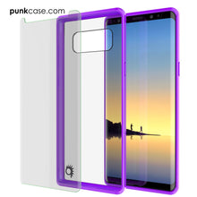 Cargar imagen en el visor de la galería, Galaxy Note 8 Case, PUNKcase [LUCID 2.0 Series] [Slim Fit] Armor Cover w/Integrated Anti-Shock System &amp; Screen Protector [Purple] (Color in image: Black)

