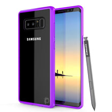 Cargar imagen en el visor de la galería, Galaxy Note 8 Case, PUNKcase [LUCID 2.0 Series] [Slim Fit] Armor Cover w/Integrated Anti-Shock System &amp; Screen Protector [Purple] (Color in image: Purple)
