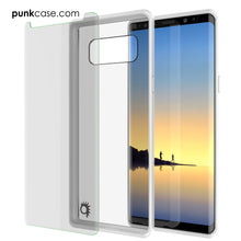 Cargar imagen en el visor de la galería, Galaxy Note 8 Case, PUNKcase [LUCID 2.0 Series] [Slim Fit] Armor Cover w/Integrated Anti-Shock System &amp; Screen Protector [White] (Color in image: Clear)
