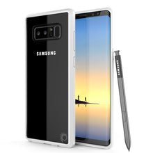 Cargar imagen en el visor de la galería, Galaxy Note 8 Case, PUNKcase [LUCID 2.0 Series] [Slim Fit] Armor Cover w/Integrated Anti-Shock System &amp; Screen Protector [White] (Color in image: White)

