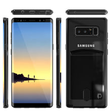 Load image into Gallery viewer, Galaxy Note 8 Case, PUNKCASE® LUCID Black Series | Card Slot | SHIELD Screen Protector | Ultra fit 
