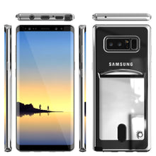Load image into Gallery viewer, Galaxy Note 8 Case, PUNKCASE® LUCID Silver Series | Card Slot | SHIELD Screen Protector | Ultra fit 
