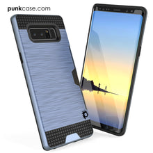 Cargar imagen en el visor de la galería, Galaxy Note 8 Case, PUNKcase [SLOT Series] Slim Fit  Samsung Note 8 [Navy] (Color in image: Rose)
