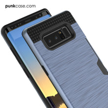Cargar imagen en el visor de la galería, Galaxy Note 8 Case, PUNKcase [SLOT Series] Slim Fit  Samsung Note 8 [Navy] (Color in image: Gold)
