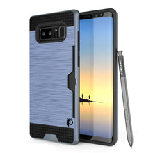 Cargar imagen en el visor de la galería, Galaxy Note 8 Case, PUNKcase [SLOT Series] Slim Fit  Samsung Note 8 [Navy] (Color in image: Navy)
