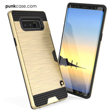 Cargar imagen en el visor de la galería, Galaxy Note 8 Case, PUNKcase [SLOT Series] Slim Fit  Samsung Note 8 [Gold] (Color in image: Rose)
