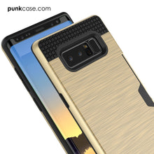 Cargar imagen en el visor de la galería, Galaxy Note 8 Case, PUNKcase [SLOT Series] Slim Fit  Samsung Note 8 [Gold] (Color in image: Grey)

