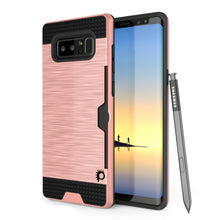 Cargar imagen en el visor de la galería, Galaxy Note 8 Case, PUNKcase [SLOT Series] Slim Fit  Samsung Note 8 [Rose] (Color in image: Rose)
