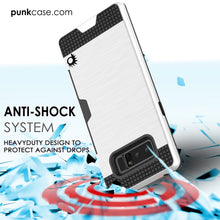 Cargar imagen en el visor de la galería, Galaxy Note 8 Case, PUNKcase [SLOT Series] Slim Fit  Samsung Note 8 [White] (Color in image: Navy)
