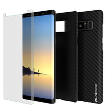 Cargar imagen en el visor de la galería, Galaxy Note 8 Case, Punkcase CarbonShield, Heavy Duty with PUNKSHIELD Screen Protector for Samsung Note 8 [jet black] 
