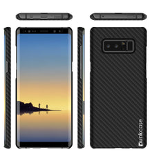 Cargar imagen en el visor de la galería, Galaxy Note 8 Case, Punkcase CarbonShield, Heavy Duty with PUNKSHIELD Screen Protector for Samsung Note 8 [jet black] 
