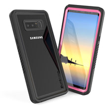 Cargar imagen en el visor de la galería, Galaxy Note 8 Waterproof Case, Punkcase [Extreme Series] [Slim Fit] [IP68 Certified] [Shockproof] [Snowproof] [Dirproof] Armor Cover W/ Built In Screen Protector for Samsung Galaxy Note 8 [Pink] (Color in image: Clear)
