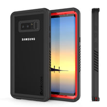 Cargar imagen en el visor de la galería, Galaxy Note 8 Case, Punkcase [Extreme Series] [Slim Fit] [IP68 Certified] [Shockproof] Armor Cover W/ Built In Screen Protector [Red] (Color in image: Red)
