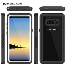 Cargar imagen en el visor de la galería, Galaxy Note 8 Case, Punkcase [Extreme Series] [Slim Fit] [IP68 Certified] [Shockproof] Armor Cover W/ Built In Screen Protector [White] (Color in image: Black)
