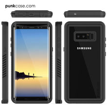 Cargar imagen en el visor de la galería, Galaxy Note 8 Case, Punkcase [Extreme Series] [Slim Fit] [IP68 Certified] [Shockproof] Armor Cover W/ Built In Screen Protector [Black] (Color in image: White)

