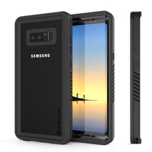 Cargar imagen en el visor de la galería, Galaxy Note 8 Case, Punkcase [Extreme Series] [Slim Fit] [IP68 Certified] [Shockproof] Armor Cover W/ Built In Screen Protector [Black] (Color in image: Black)
