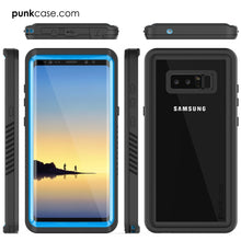 Cargar imagen en el visor de la galería, Galaxy Note 8 Case, Punkcase [Extreme Series] [Slim Fit] [IP68 Certified] [Shockproof] Armor Cover W/ Built In Screen Protector [Light Blue] (Color in image: White)
