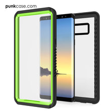 Cargar imagen en el visor de la galería, Galaxy Note 8 Case, Punkcase [Extreme Series] [Slim Fit] [IP68 Certified] [Shockproof] Armor Cover W/ Built In Screen Protector [Light Green] (Color in image: White)
