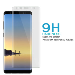 Galaxy Note 20 Ultra Clear Punkcase Glass SHIELD Tempered Glass Screen Protector 0.33mm Thick 9H Glass (Color in image: Black)