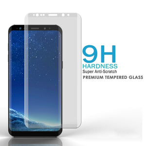 Galaxy S20 Ultra Clear Punkcase Glass SHIELD Tempered Glass Screen Protector 0.33mm Thick 9H Glass (Color in image: Black)