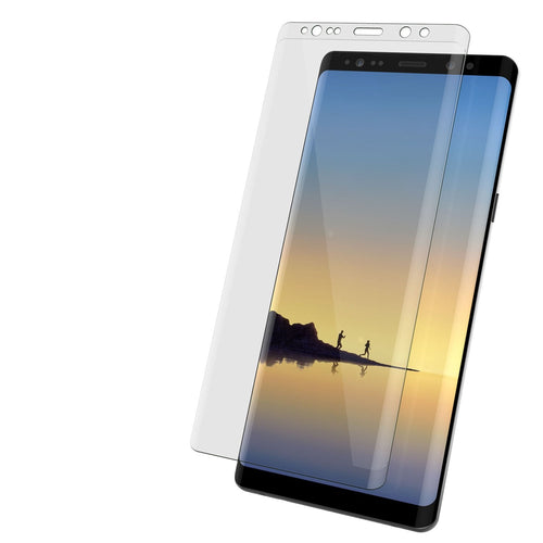 Galaxy Note 8  Clear Punkcase Glass SHIELD Tempered Glass Screen Protector 0.33mm Thick 9H Glass (Color in image: Clear)