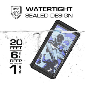 Galaxy Note 8, Ghostek Nautical Series Waterproof Case for Samsung Galaxy Note 8 Heavy Duty | Black 