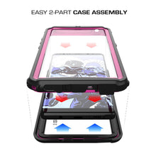Cargar imagen en el visor de la galería, Galaxy Note 8, Ghostek Nautical Series Waterproof Case for Samsung Galaxy Note 8 Heavy Duty | Pink (Color in image: Red)
