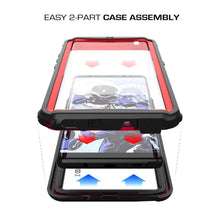 Cargar imagen en el visor de la galería, Galaxy Note 8, Ghostek Nautical Galaxy Note 8 Case Military Grade Armor Waterproof Cover | Red 
