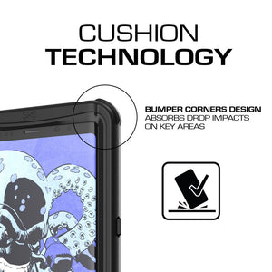 Galaxy Note 8, Ghostek Nautical Series Waterproof Case for Samsung Galaxy Note 8 Heavy Duty | Black 