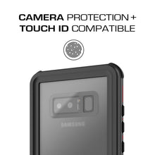 Cargar imagen en el visor de la galería, Galaxy Note 8, Ghostek Nautical Galaxy Note 8 Case Military Grade Armor Waterproof Cover | Red 
